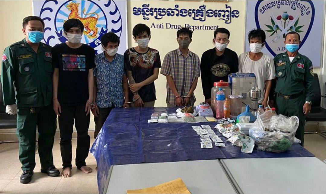សមត្ថកិច្ចជំនាញ ផ្នែកប្រឆាំងគ្រឿងញៀន បានធ្វើការឃាត់ខ្លួន និងបង្ក្រាបបទល្មើស ១៦ករណី នៅថ្ងៃ១៧ ខែកក្កដា